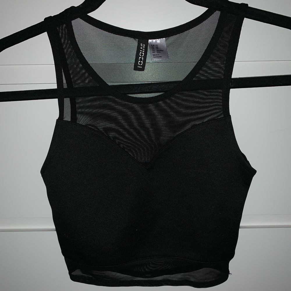 HM MESH CROP TOP